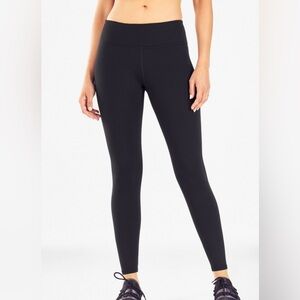 Fabletics Define Mid Rise Black Leggings